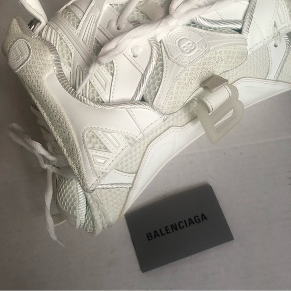 Balenciaga Small Sneakerhead Top Handle Bag White Glow In The Dark - Picture 7 of 8